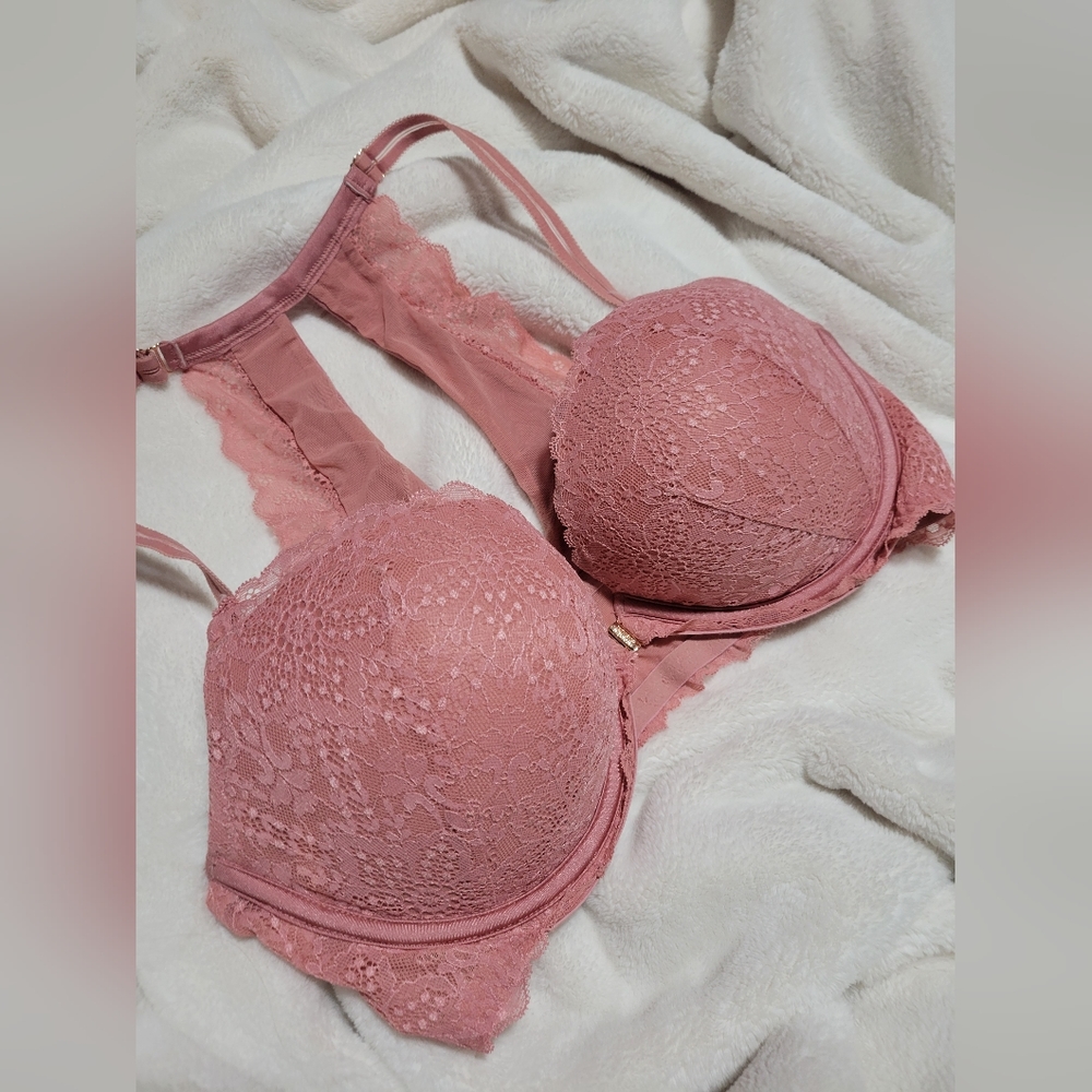 Racerback push-up bra